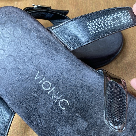 Vionic Adjustable Slide Sandals Misa size 10 - Picture 3 of 7
